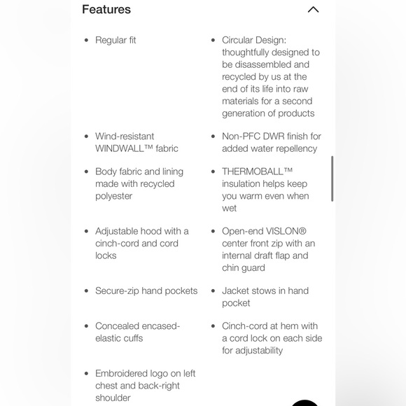 The North Face Thermoball Insulated Hoody NWOT W’s M - Picture 7 of 7